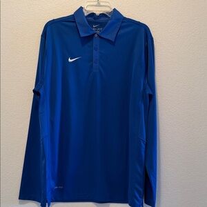 Nike Men's Royal Blue Dri-FIT Polo